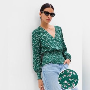 NWT GAP FLORAL BLOUSE